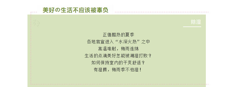 如何避免生活的樂趣被潮濕影響？