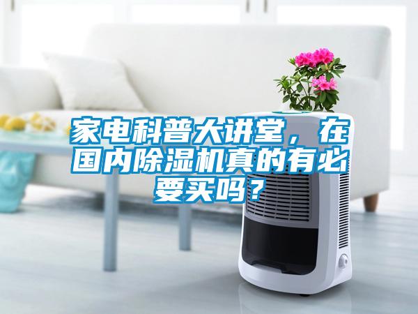 家電科普大講堂，在國(guó)內(nèi)除濕機(jī)真的有必要買嗎？