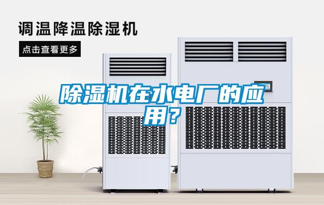 除濕機(jī)在水電廠的應(yīng)用？