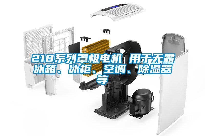 218系列罩極電機(jī) 用于無霜冰箱、冰柜、空調(diào)、除濕器等