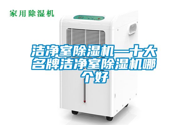 潔凈室除濕機—十大名牌潔凈室除濕機哪個好