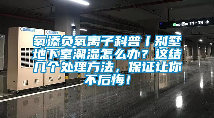 氧添負(fù)氧離子科普丨別墅地下室潮濕怎么辦？這結(jié)幾個處理方法，保證讓你不后悔！